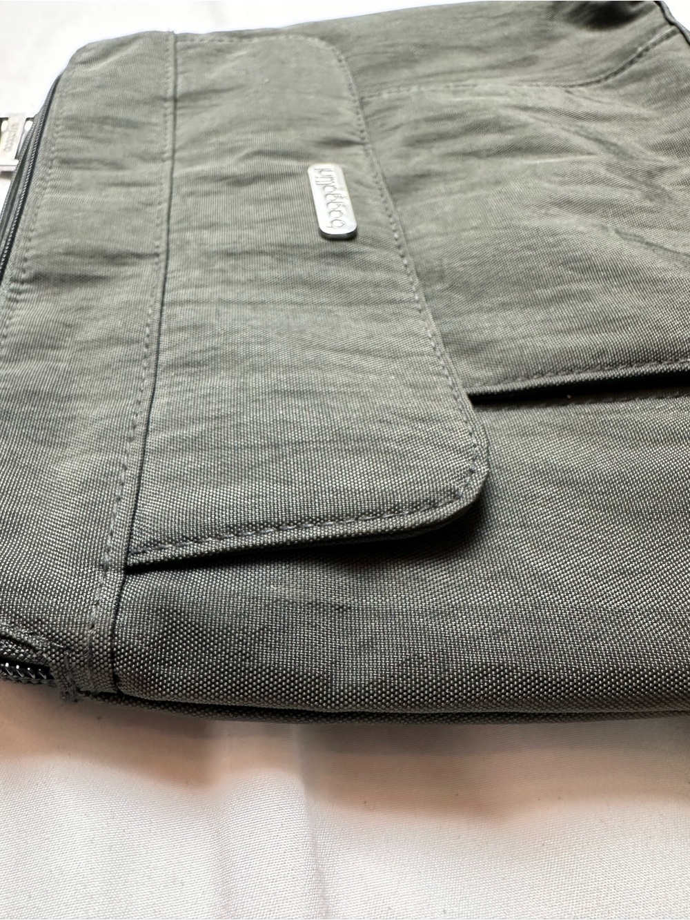 Charcoal Travel Crossbody Baggalini Messenger Bag | Y2K Utility Minimalist